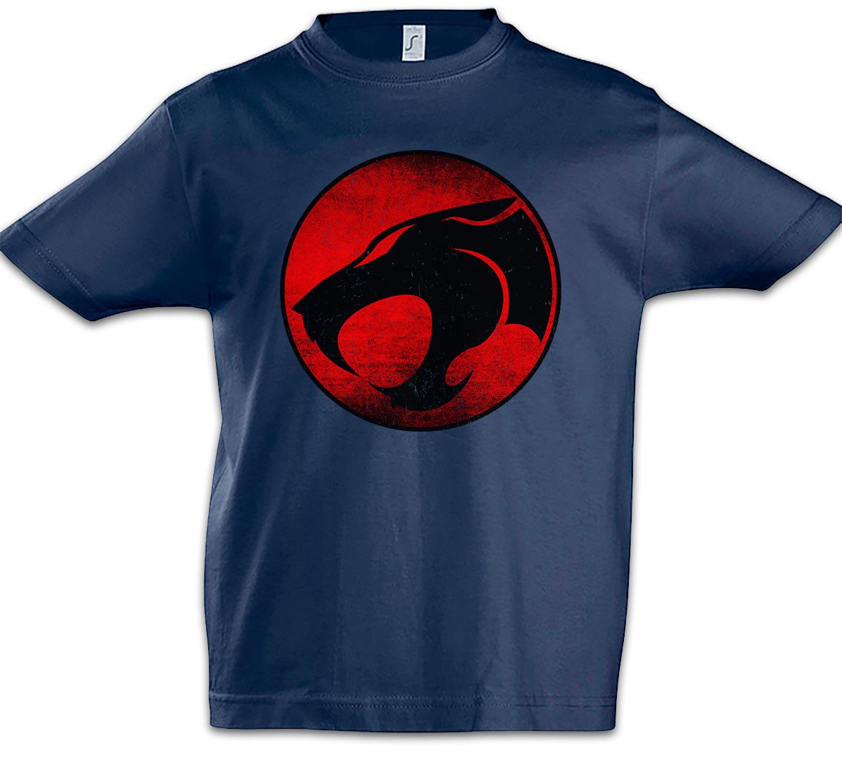 Print-Shirt Sci-Fi Cat Logo Kinder T-Shirt Thundera Kult Thundercats Comic Cartoon
