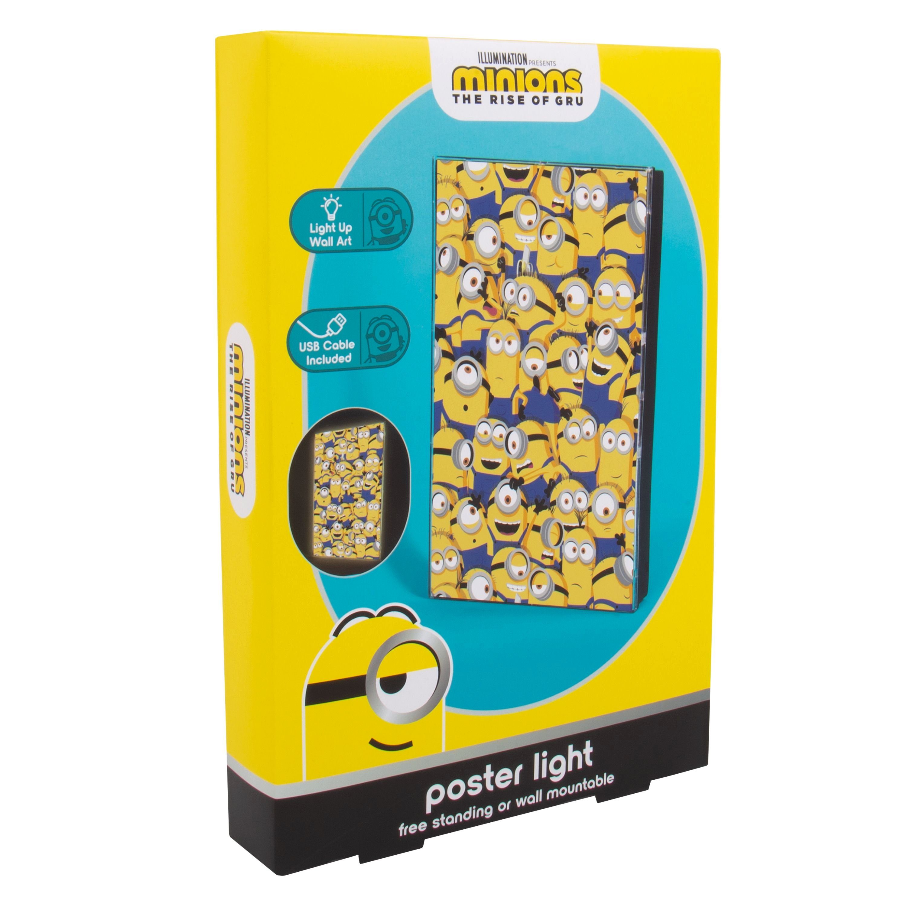 Fizz creations Minions-Merchandise lizenziertes fest Poster Offiziell Licht, Dekolicht LED Minions integriert