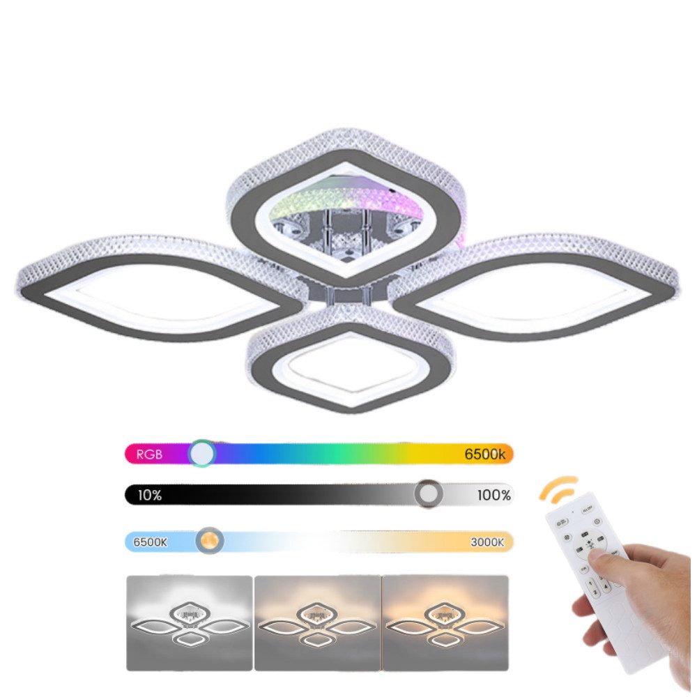 WILGOON LED Deckenleuchte 32W LED Deckenlampe günstig online kaufen