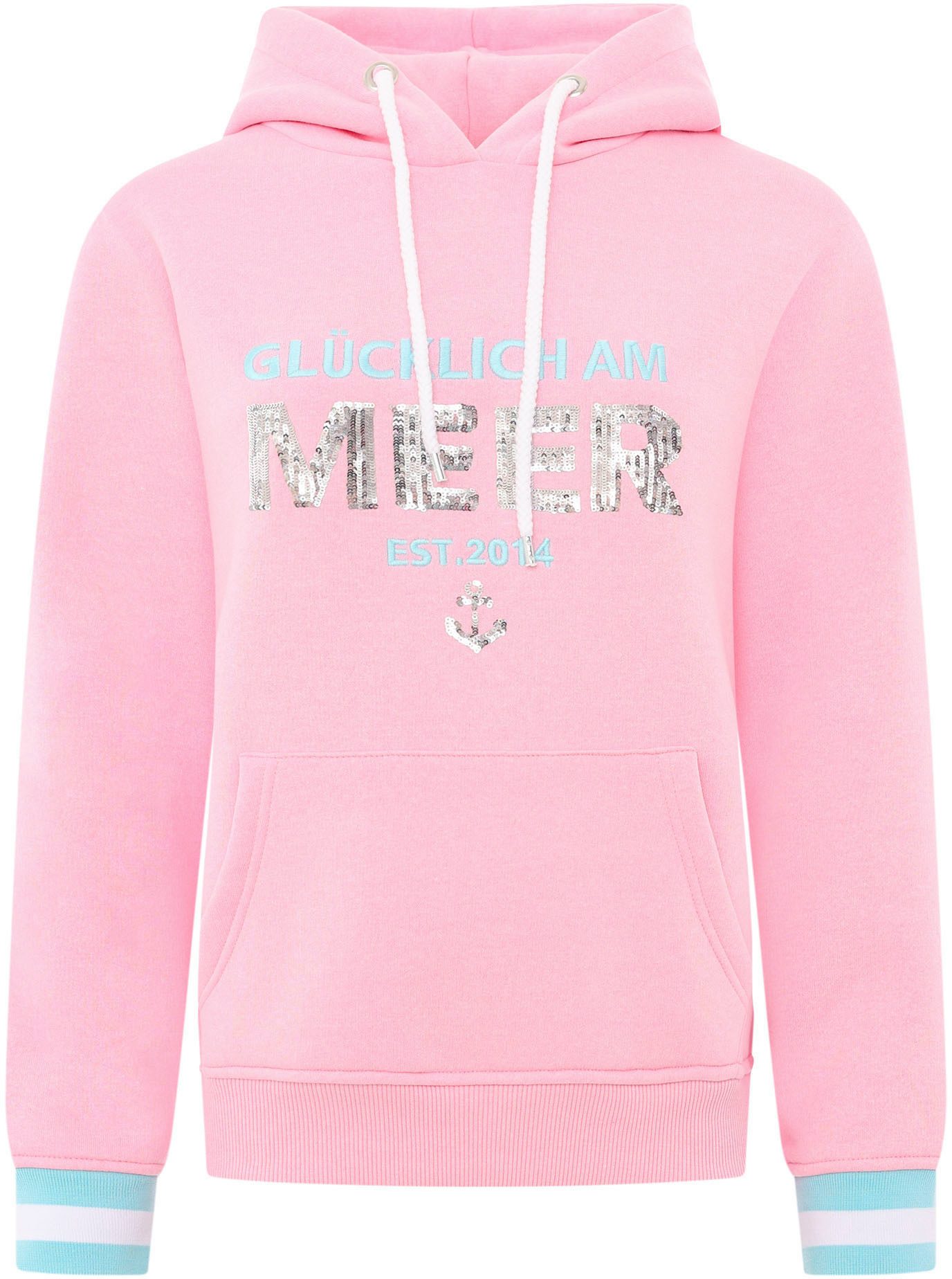 Hoodie "Glücklich am Meer"