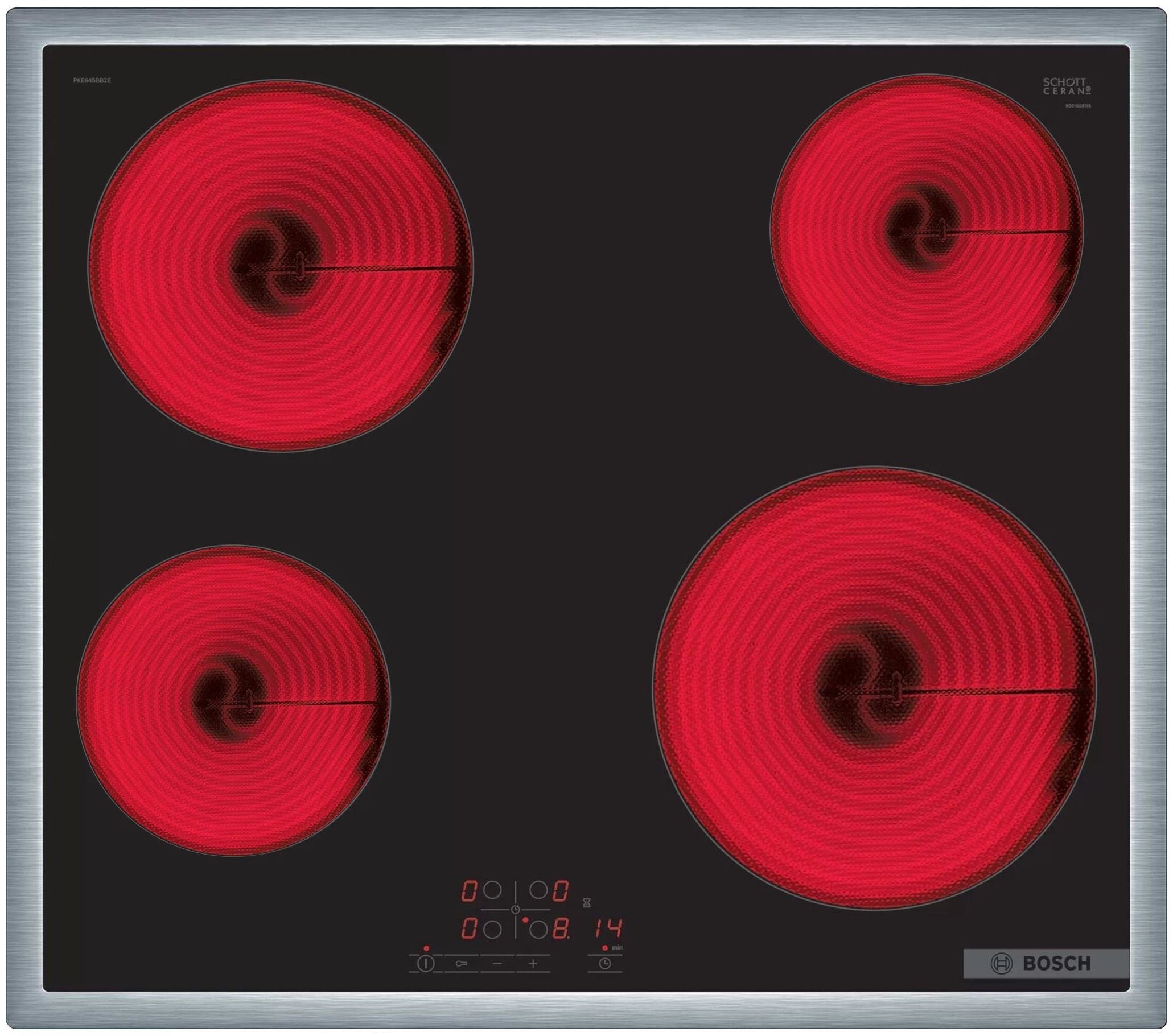 BOSCH Elektro-Kochfeld von SCHOTT CERAN® PKE645BB2E