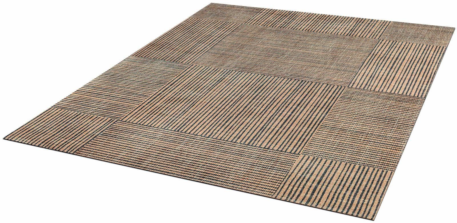 wash+dry by Kleen-Tex Teppich Canvas, rechteckig, Höhe: 9 mm, rutschhemmend, waschbar, Wohnzimmer