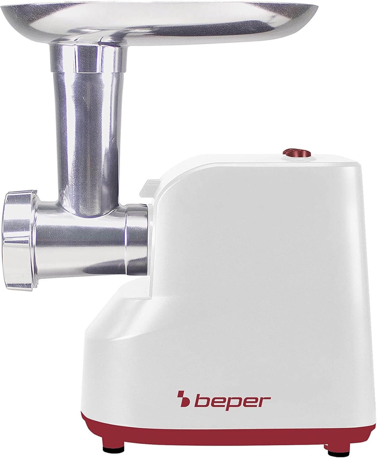 Beper Küchenmaschine P102ROB200, 1200 W, 1200 W Motor, 3 Matrizen, Reverse-Funktion, Zubehör, leicht reinigen