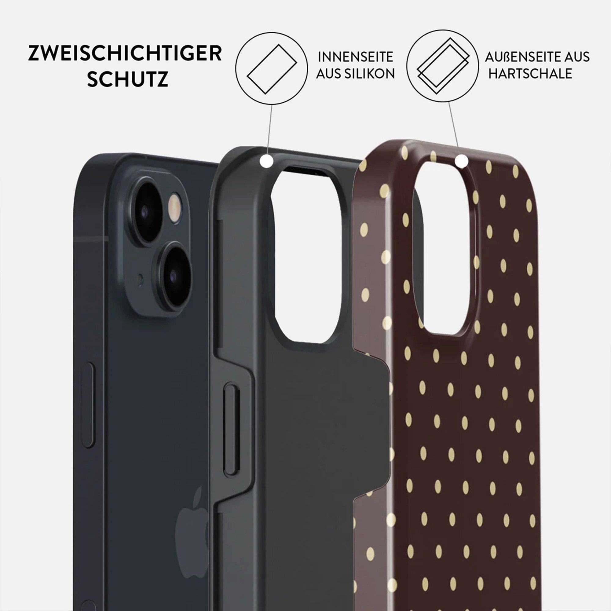 BURGA Backcover Burga Tough Back Cover MagSafe Apple iPhone 14 - Sorry Busy – Bild 2 von 5