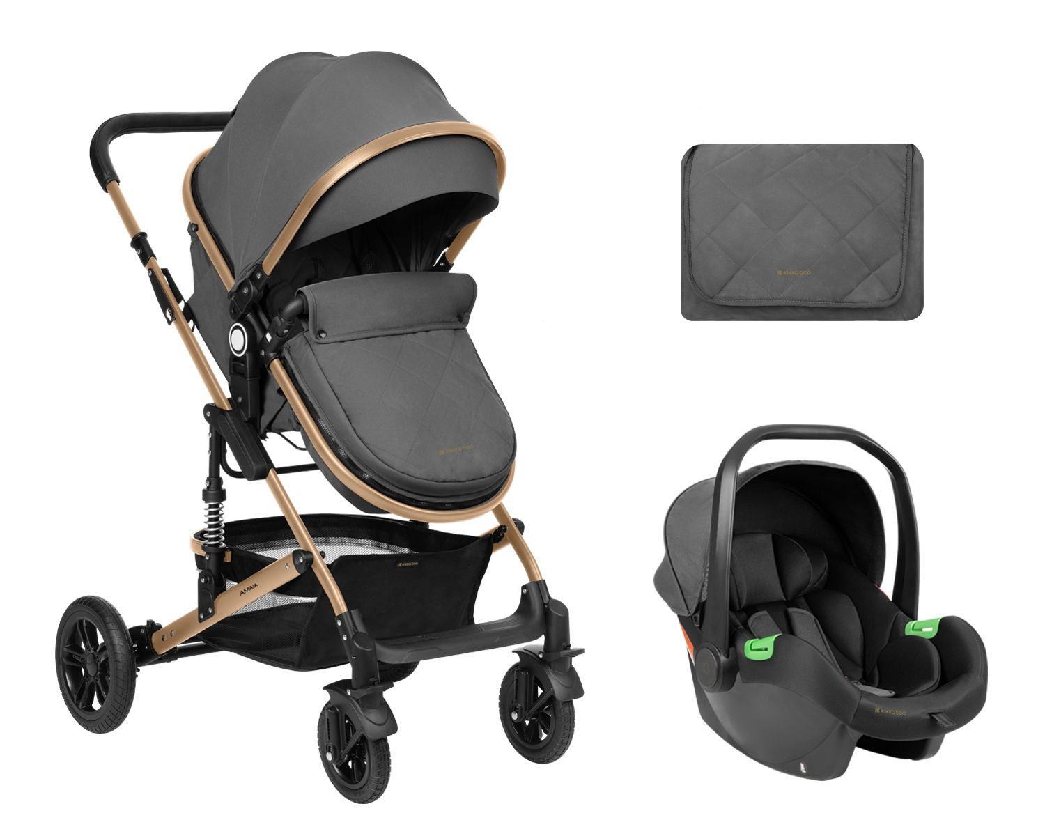 Kombi-Kinderwagen Kinderwagen 3 in 1 Amaia