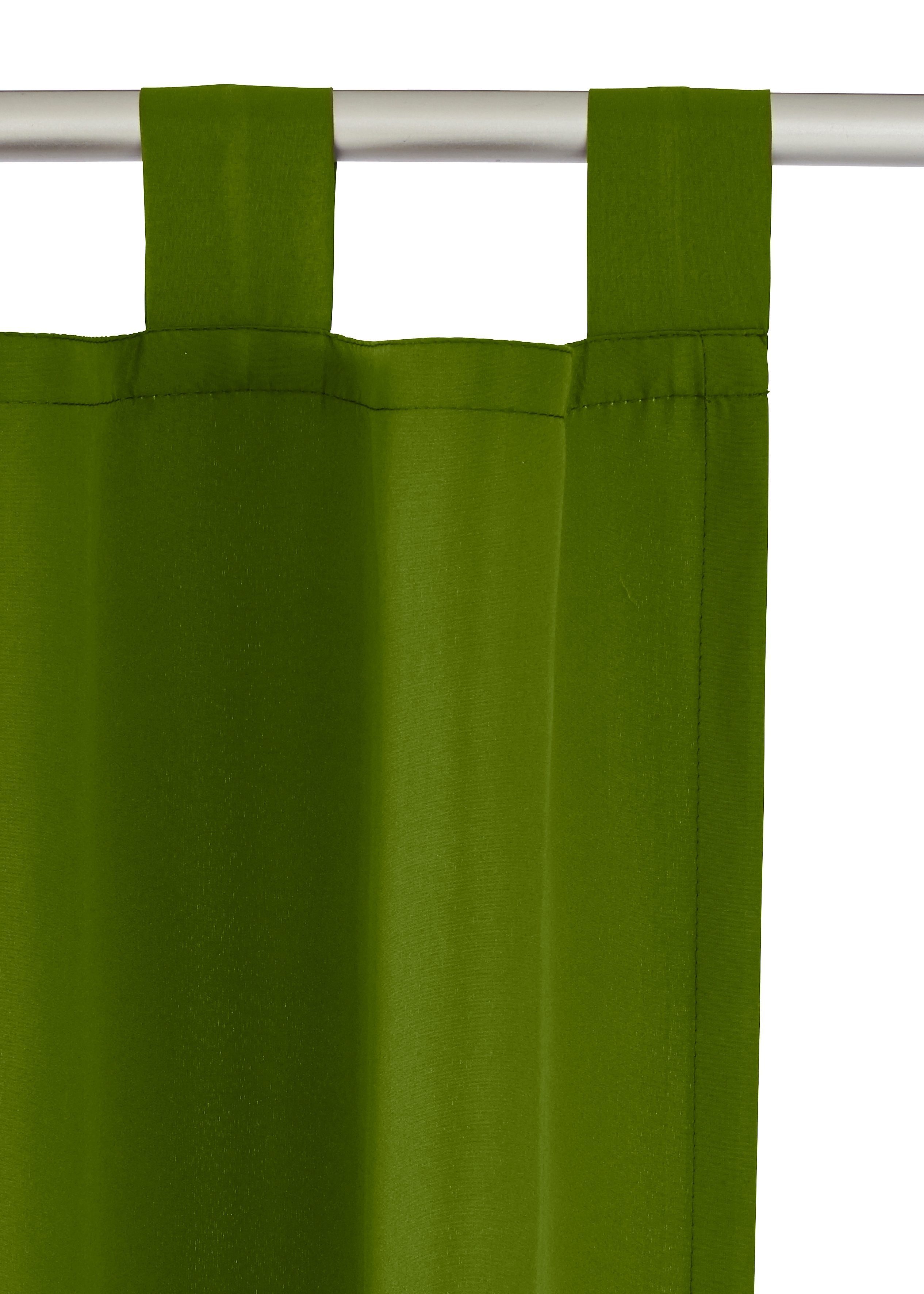 OTTO home Vorhang Raja mit Schlaufen, 2er Pack, blickdicht, Topseller (2 St), Schlaufen, blickdicht, Polyester, 2er-Set, Bestseller, einfarbig, modern, pflegele – Bild 5 von 5