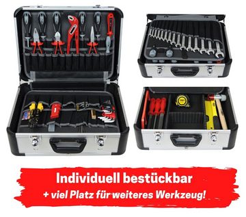 FAMEX Werkzeugset 423-47 Profi Alu Werkzeugkoffer gefüllt mit Werkzeug, (170-St)