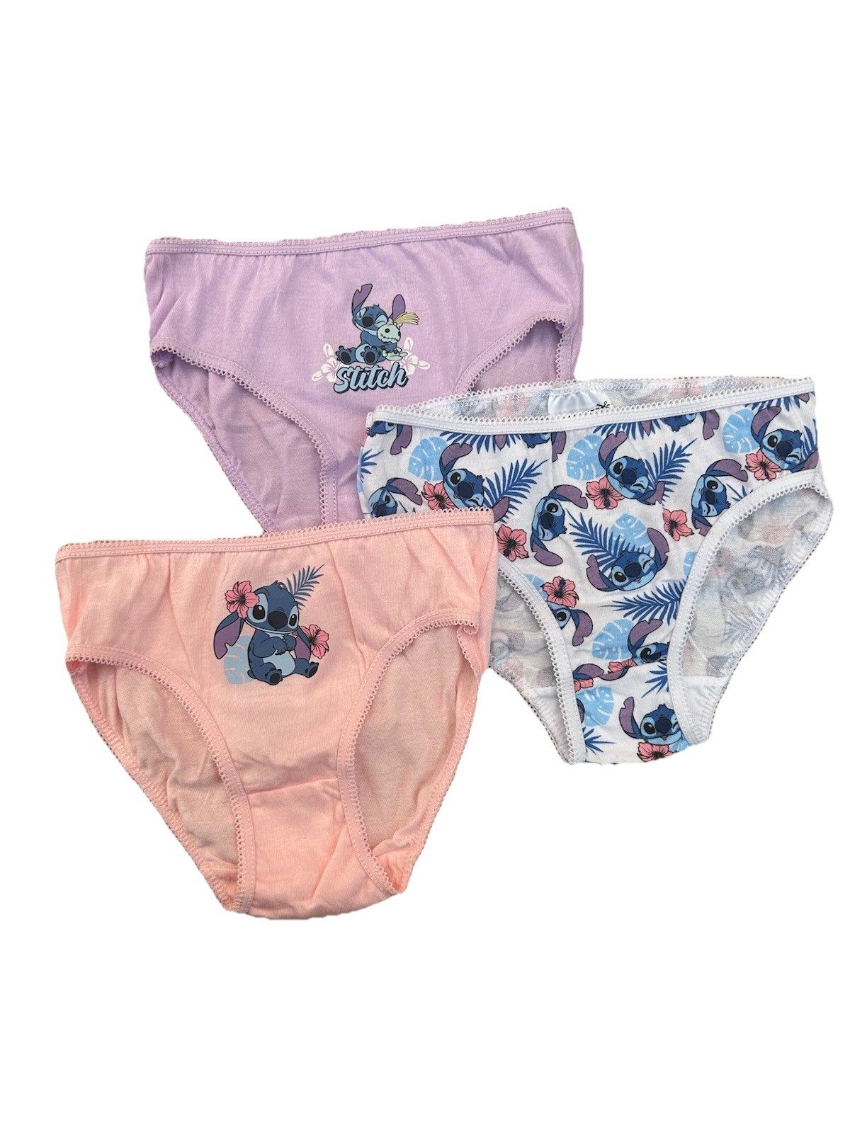 Sun City Jazz-Pants Slips Lilo & Stitch Kinder 3er Pack Unterhosen Slips Unterhöschen