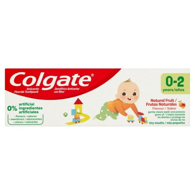 Colgate Zahnpasta “Colgate Kinderzahnpasta mit natürlichem Fruchtgeschmack (0-2 Jahre) 50ml”