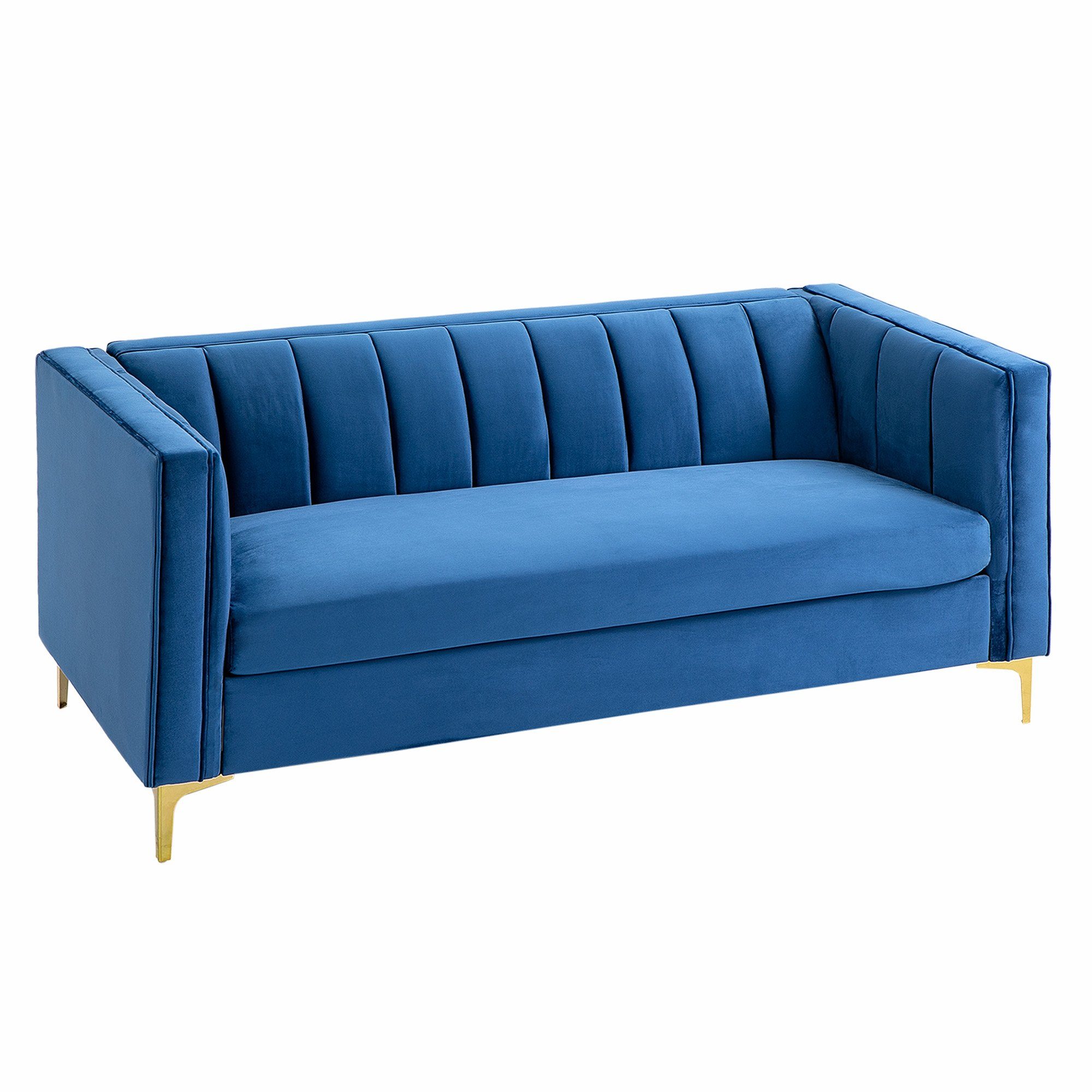 HOMCOM 3-Sitzer »-Sofa«, Hochbelastbare, goldfarbene Stahlbeine verleihen  ihm eine robuste und solide Basis online kaufen | OTTO