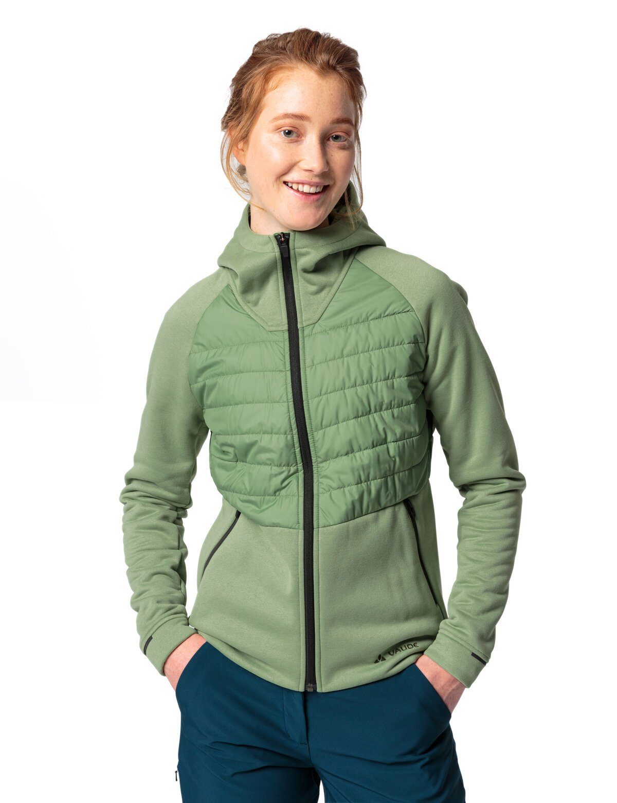 green Fleece willow Women's Outdoorjacke (1-St) kompensiert VAUDE Klimaneutral Comyou Jacket