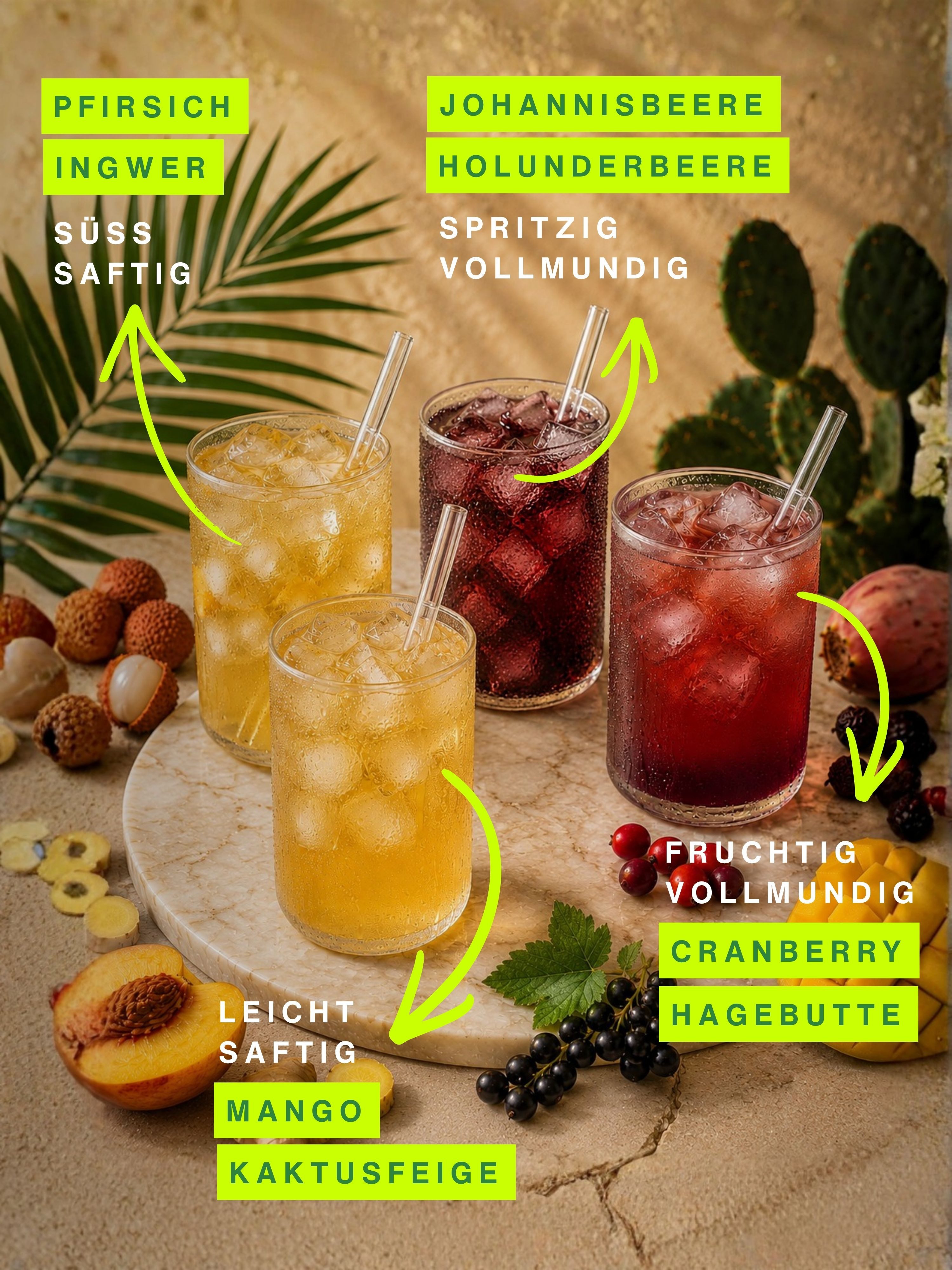 hydrips Getränkewürfel hydrips 80 Portionen 4 Sorten zuckerfrei & kalorienfrei mit Vitaminen, (Bundle, All of Drink - 4 Sorten), Vegan, Glutenfrei, Zuckerfrei – Bild 2 von 5