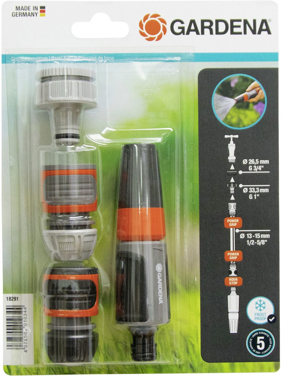 GARDENA Gartenspritze Gardena Grundausstattung Gartenspritze mit