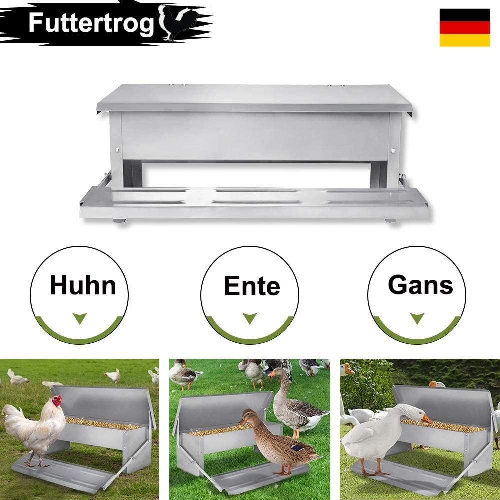 FIVMEN Futterautomat Automatischer Hühner Geflügel, für Enten, Gänse