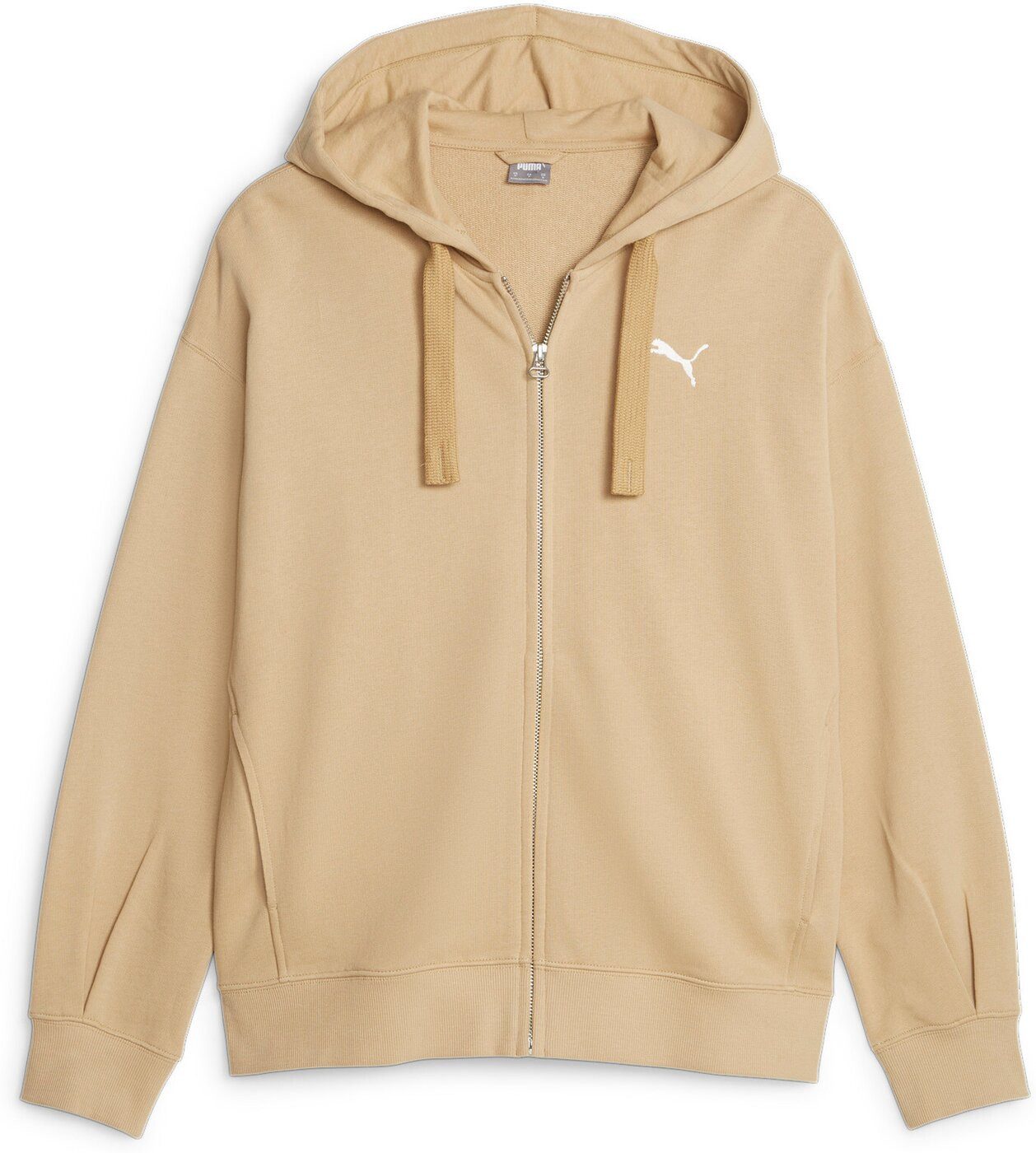 PUMA Kapuzensweatshirt HER Full-Zip Hoodie TR SAND DUNE