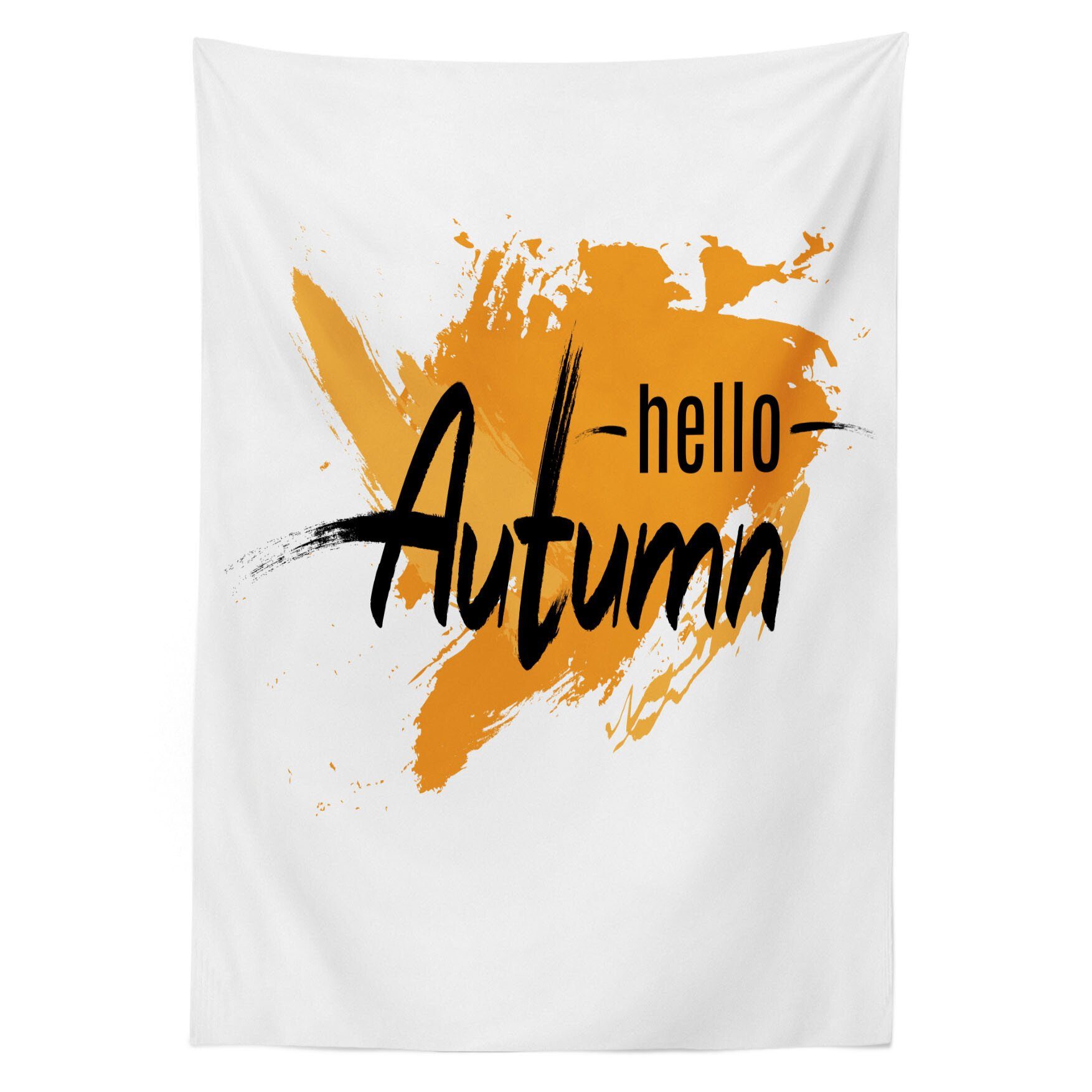 Klare Moderne Herbst Thema Farbfest geeignet Waschbar Hallo Abakuhaus Herbst den Bereich Farben, Zeichen Außen Für Tischdecke