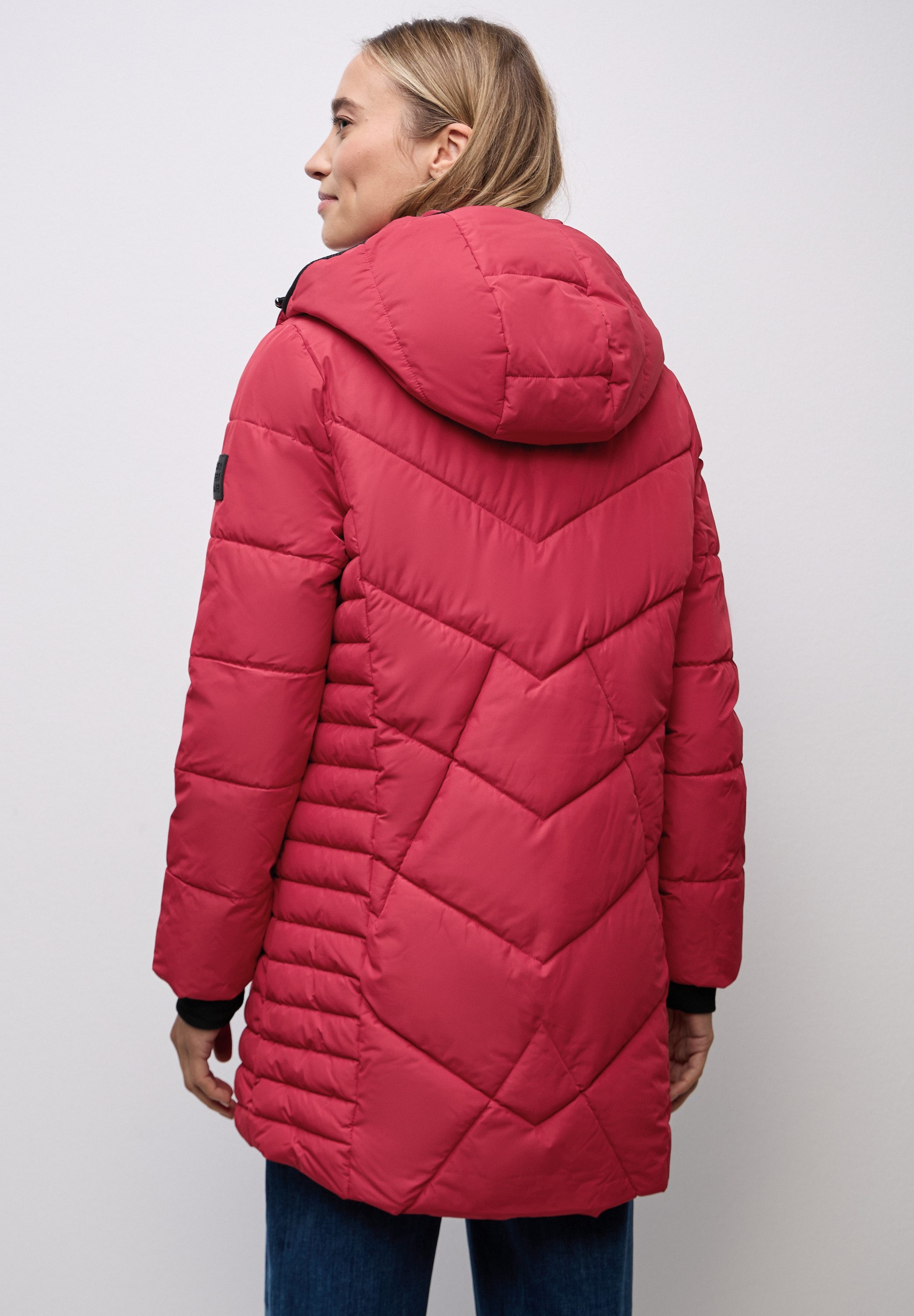 STREET ONE Steppmantel mit abnehmbarer Kapuze günstig online kaufen