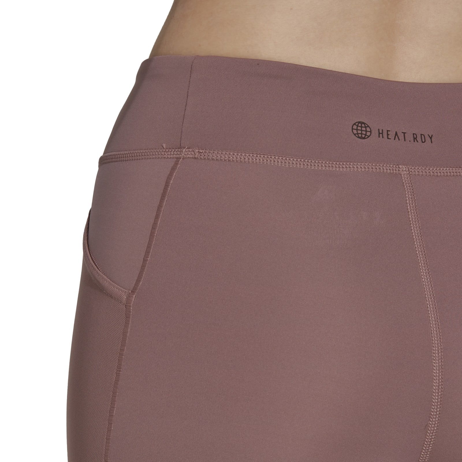 adidas Performance Trainingshose Match Tight (enganliegend, breiter Bund, schmal) rotbraun Damen
