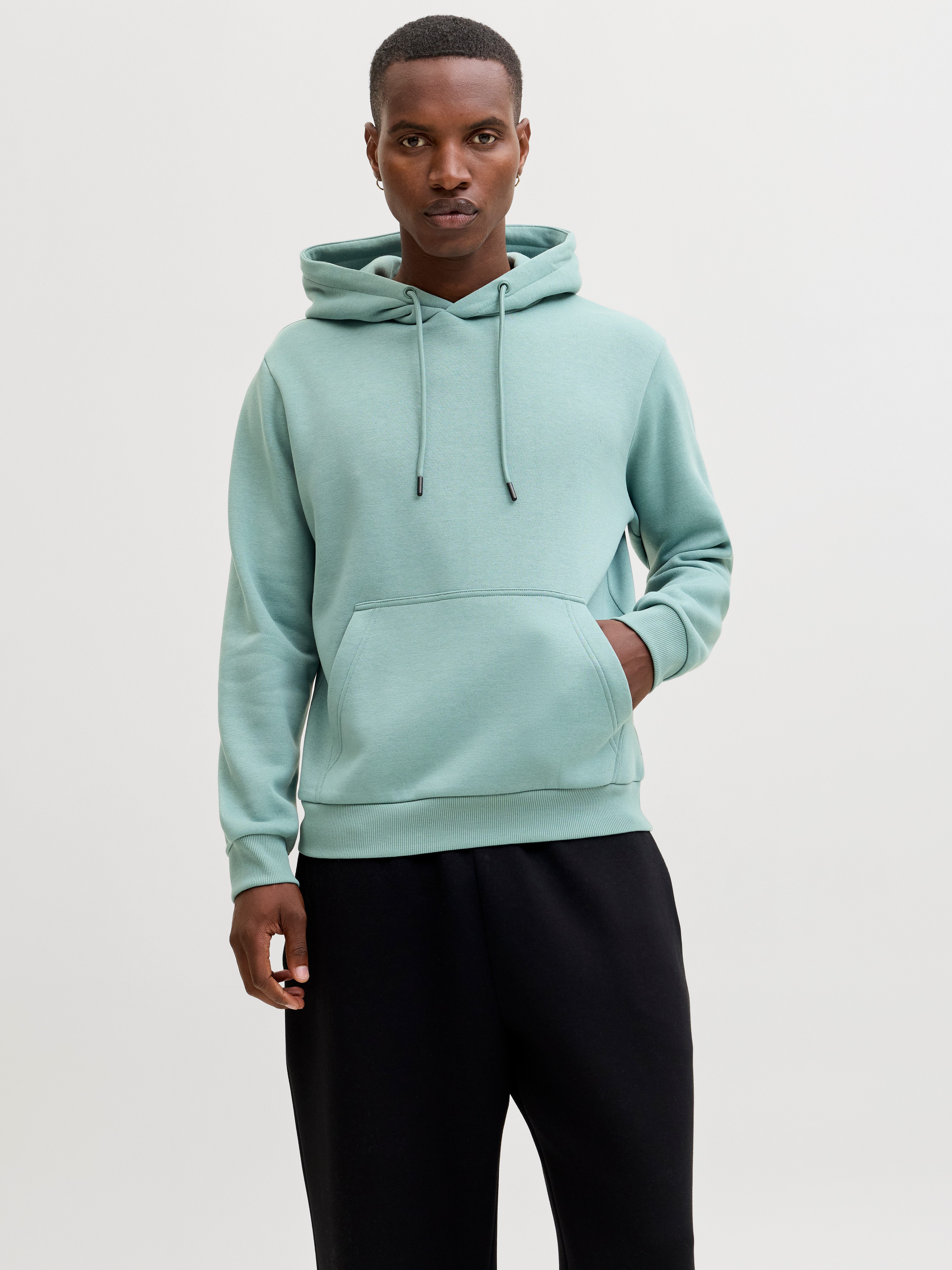 Jack & Jones Kapuzensweatshirt JJEBRADLEY SWEAT HOOD NOOS mit Känguru Tasche