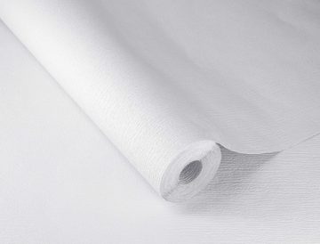 Rasch Papiertapete Selection 201819 0.53 x 10.05 m Uni Einfarbig Weiß