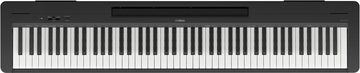 Yamaha Digitalpiano P-145B, schwarz, inkl. Notenablage, Fußschalter und Netzadapter