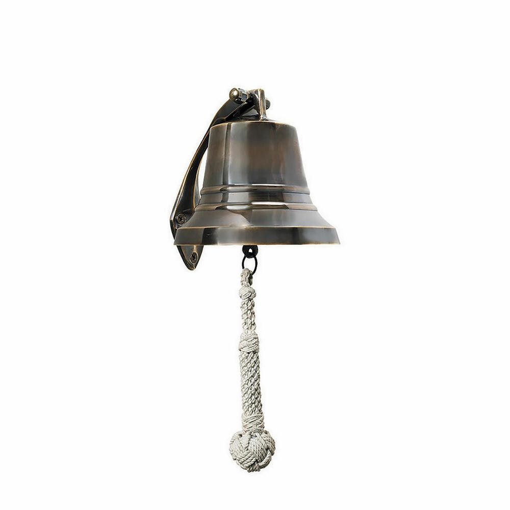 Dekoobjekt Bronze Schiffsglocke H 12 cm