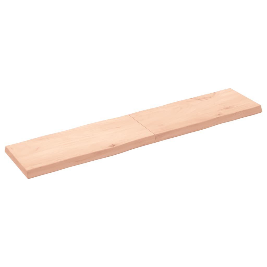 furnicato Tischplatte 180x40x(2-6) cm Massivholz (1 St) Unbehandelt Baumkante
