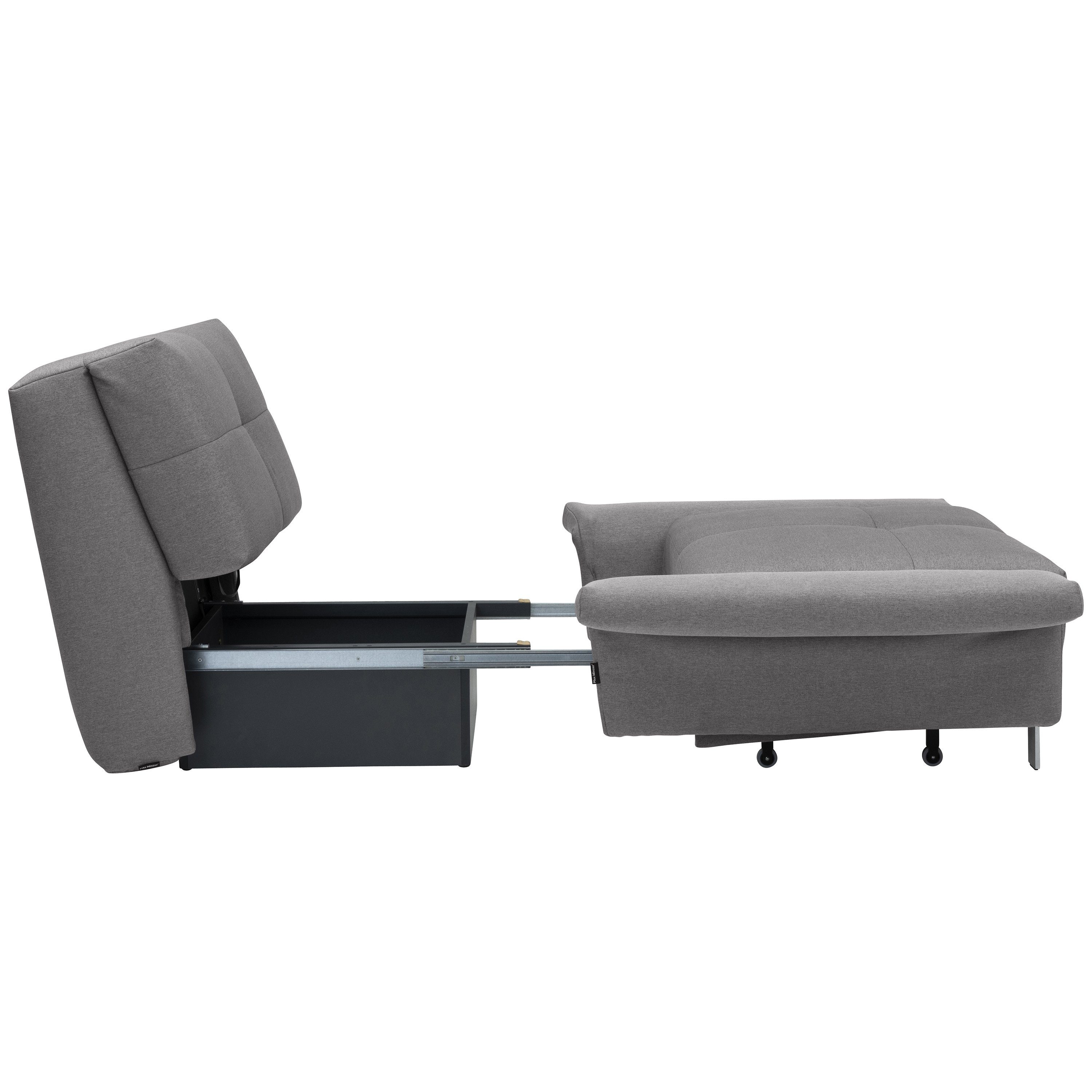 Sofa Armteilen Winzer® Max mit Vincent, Faltsessel grau