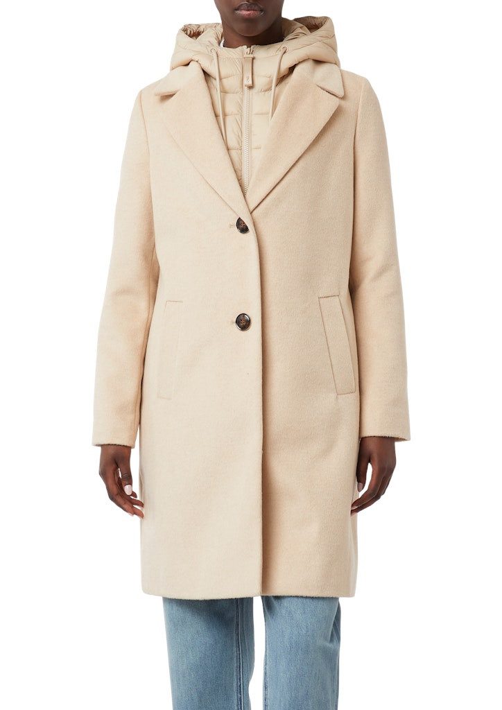 comma casual identity Kurzmantel mit herausnehmbarem Steppeinsatz günstig online kaufen