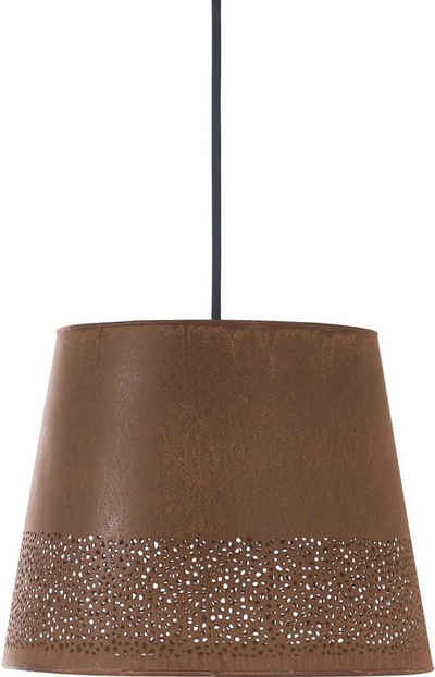 PR Home Lampenschirm Corta aus Cortenstahl für Außen rostbraun 38cm, für E27 Pendelaufhang