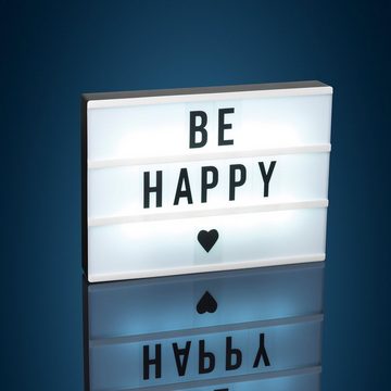 EASYmaxx LED Dekolicht LED Schriftzug Love Dekoleuchte, Leuchtkasten mit Buchstaben & Symbolen