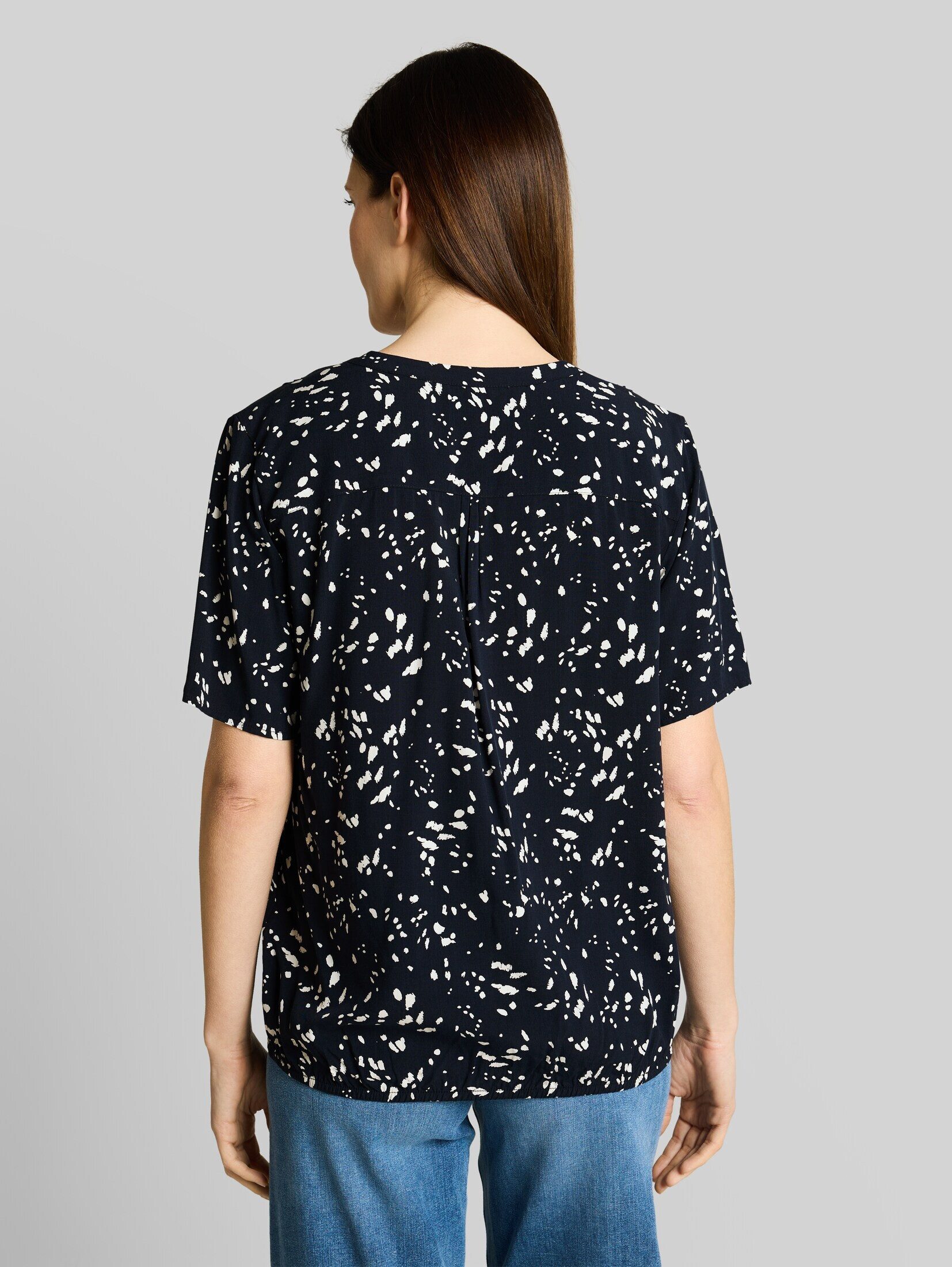 TOM TAILOR Kurzarmbluse Blusen & Shirts Bluse mit Muster