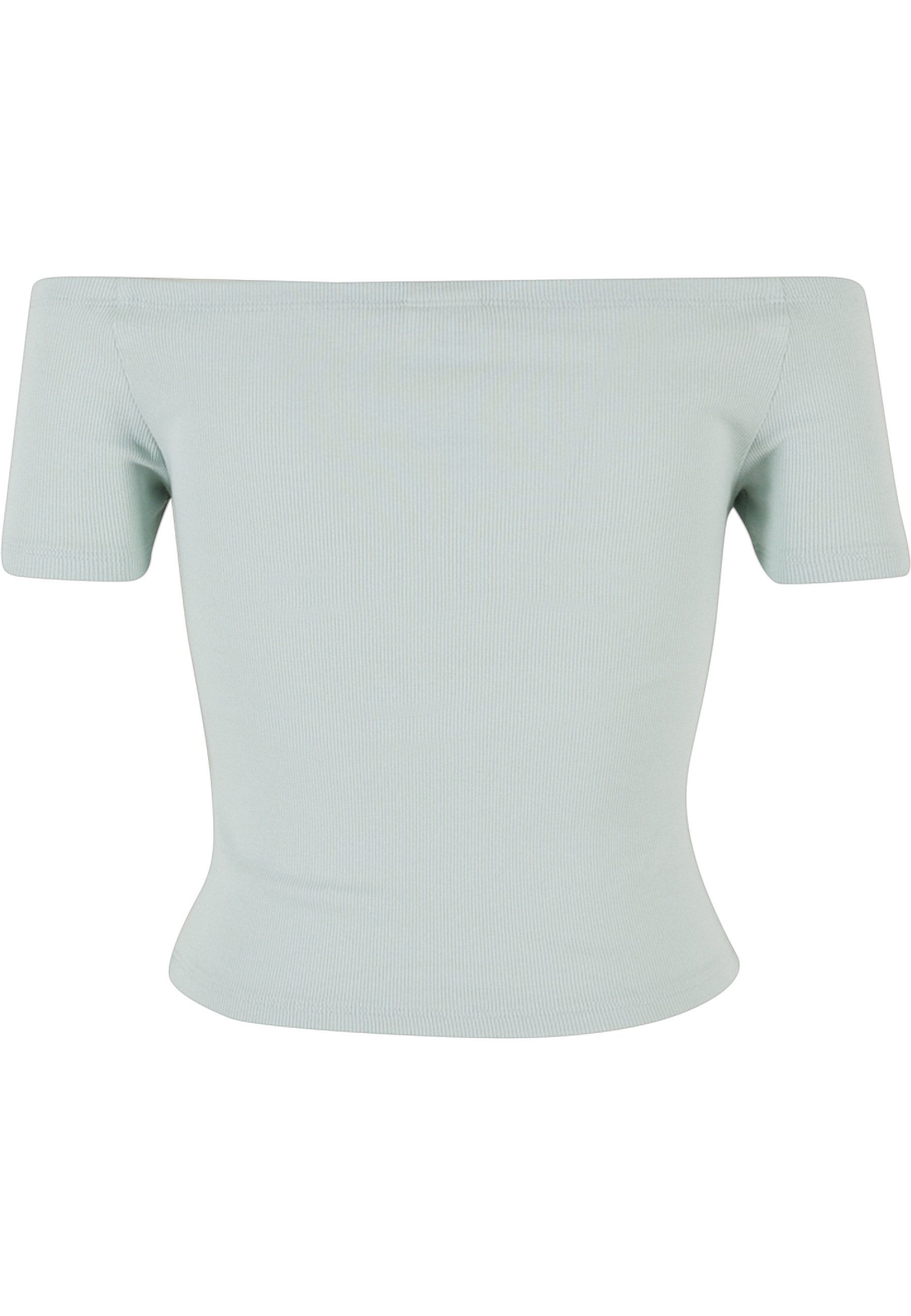 URBAN CLASSICS T-Shirt Urban Classics Damen Ladies Organic Off Shoulder Rib günstig online kaufen