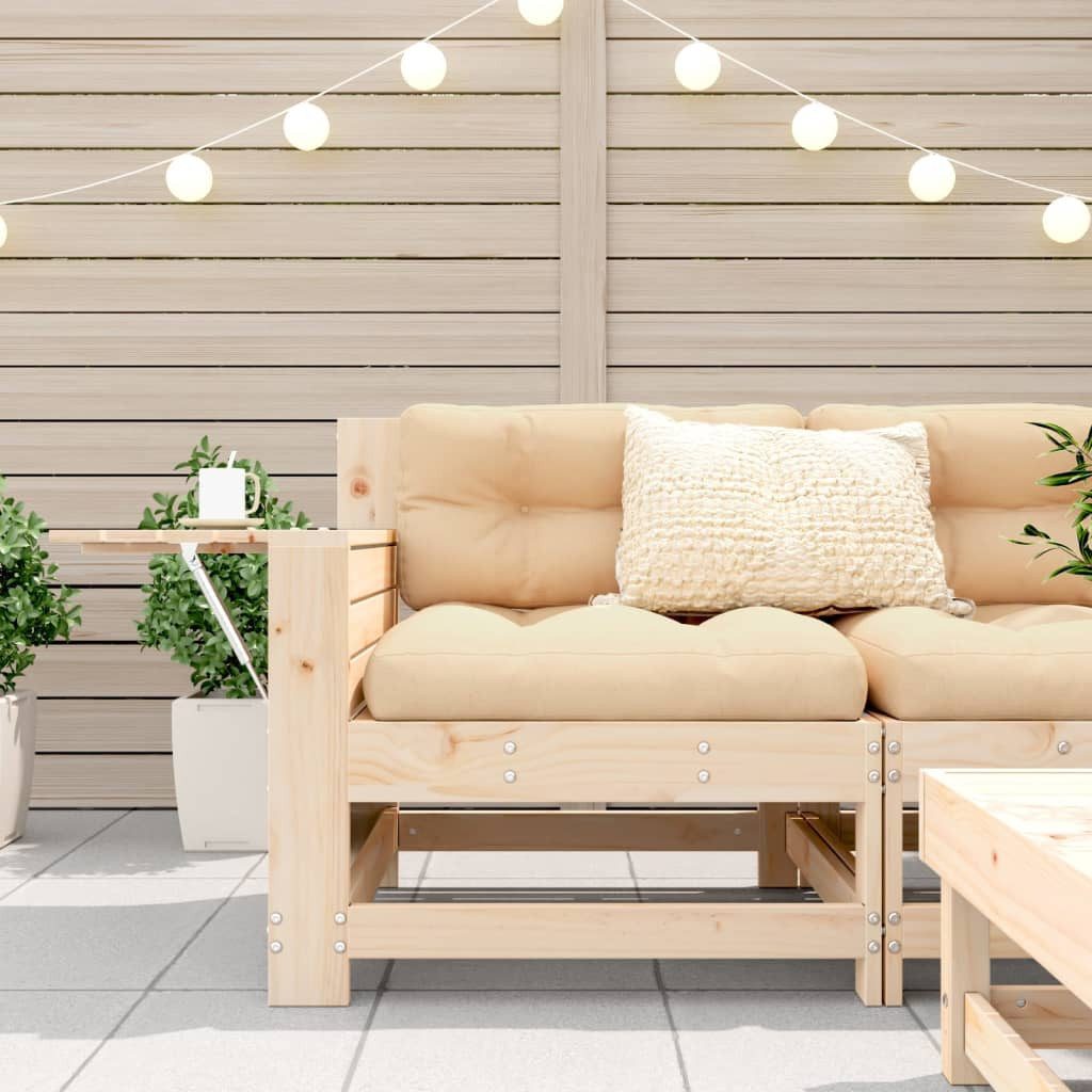 vidaXL Sofaelement Gartensofa mit Armlehne und günstig online kaufen