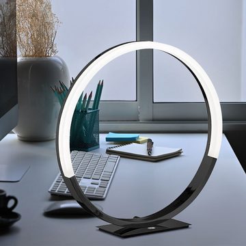 WOFI LED Nachttischlampe, Leuchtmittel inklusive, Neutralweiß, Tischlampe dimmbar Nachttischlampe Design Schreibtischlampe