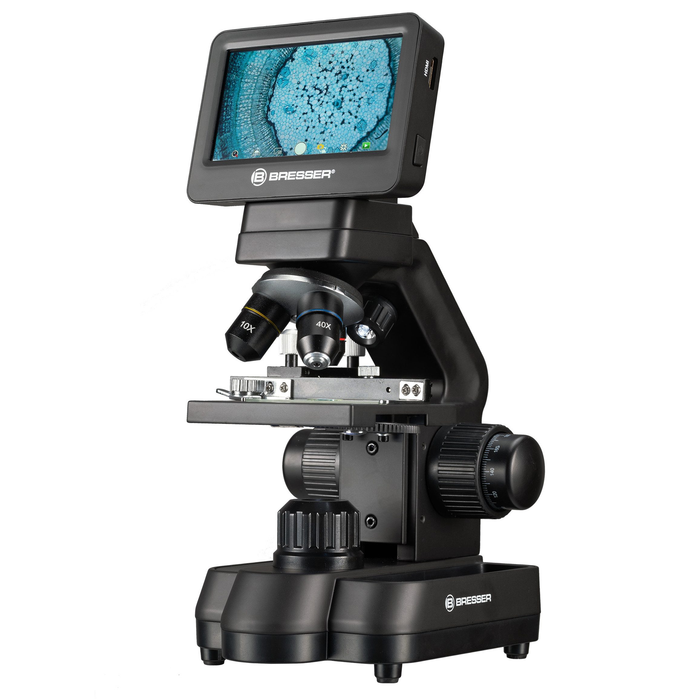 BRESSER Biolux Touch 5 MP HDMI Mikroskop für Schule und Hobby Digitalmikroskop