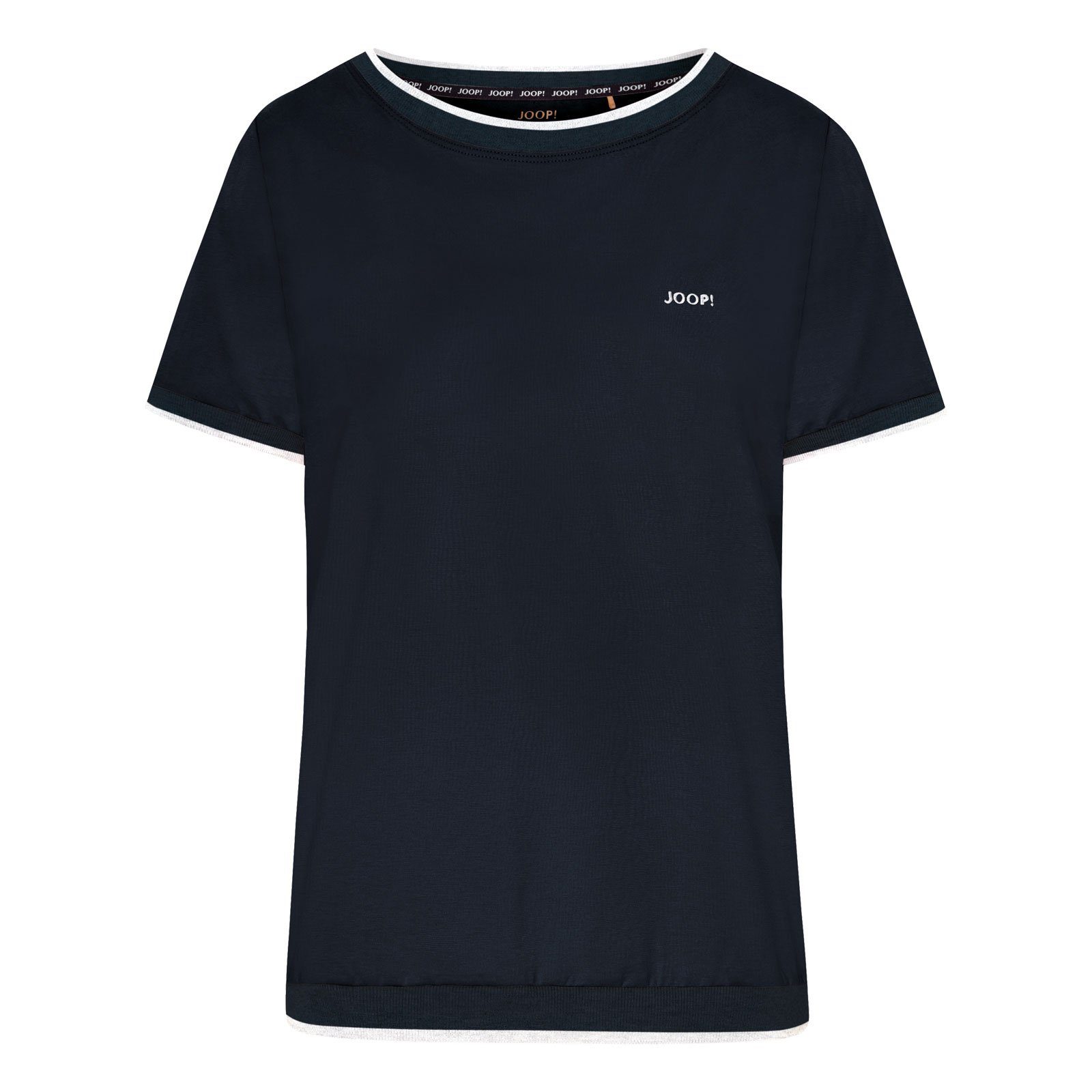 JOOP! T-Shirt Loungewear Shirt - Sporty Elegance mit Markenschriftzug auf Brusthöhe