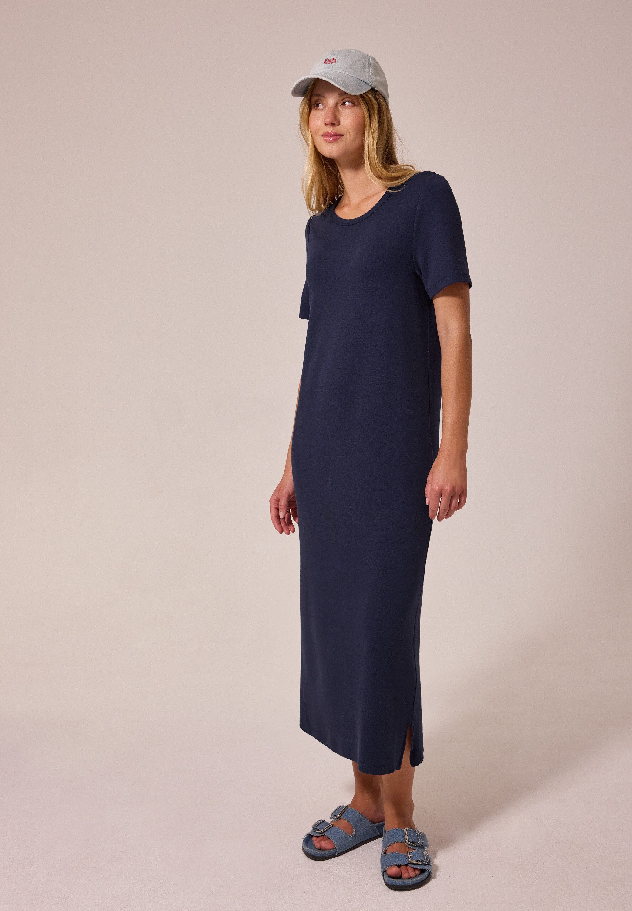 STREET ONE STUDIO Midikleid in Unifarbe