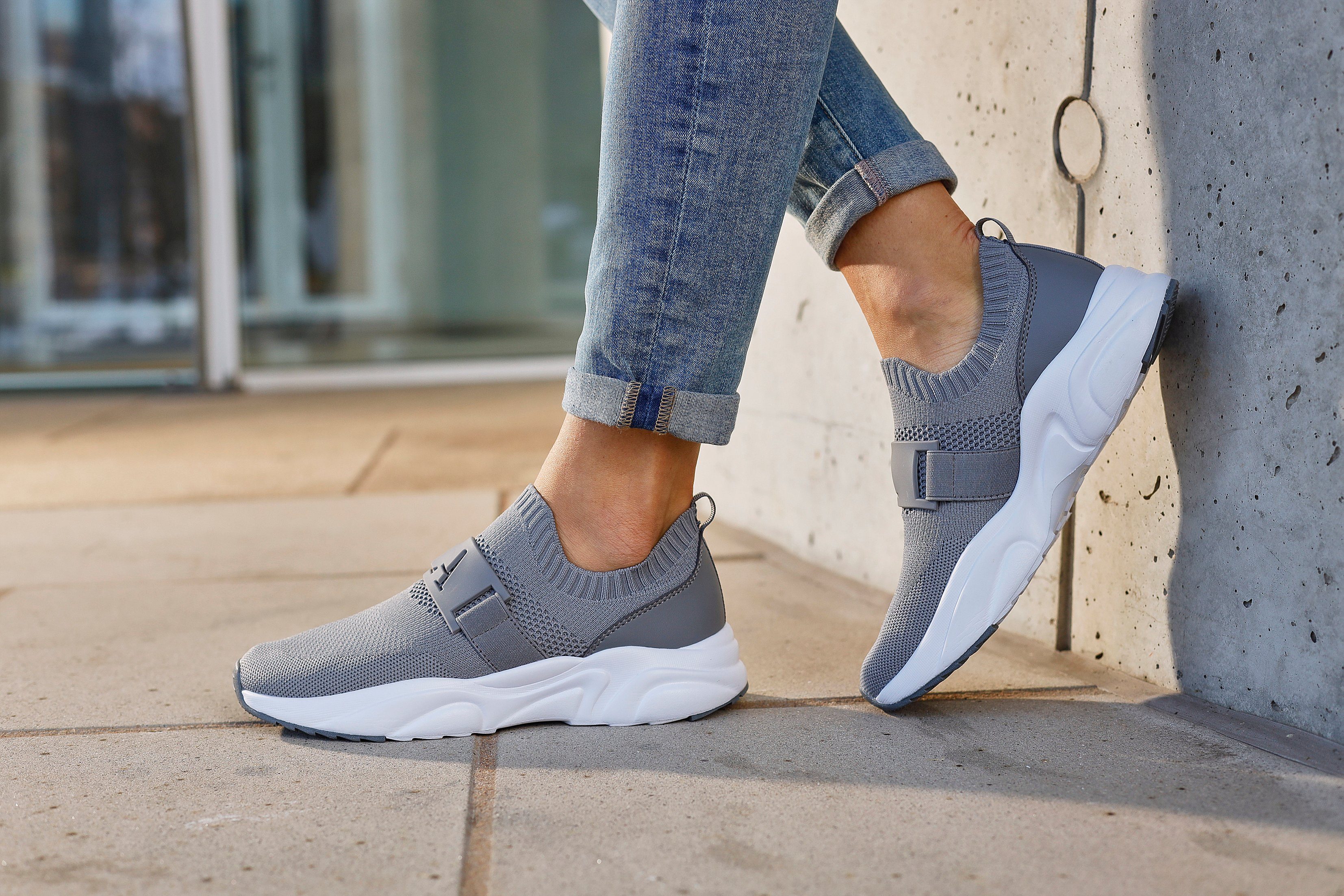 LASCANA ACTIVE Sneaker Halbschuh, Freizeitschuh, Slipper, günstig online kaufen