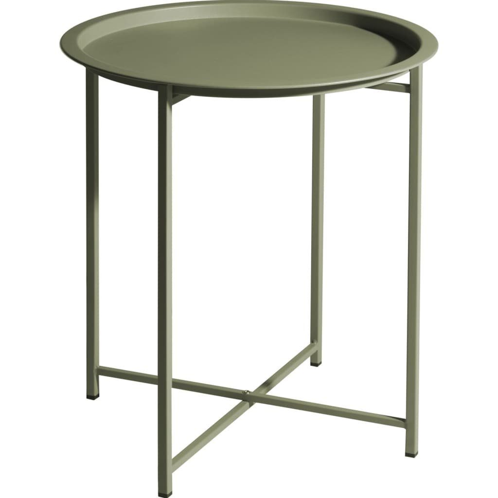 Progarden Beistelltisch Tisch Rund 46,2x52,5 cm Matt Hellgrün (1-St) Hellgrün | Hellgrün