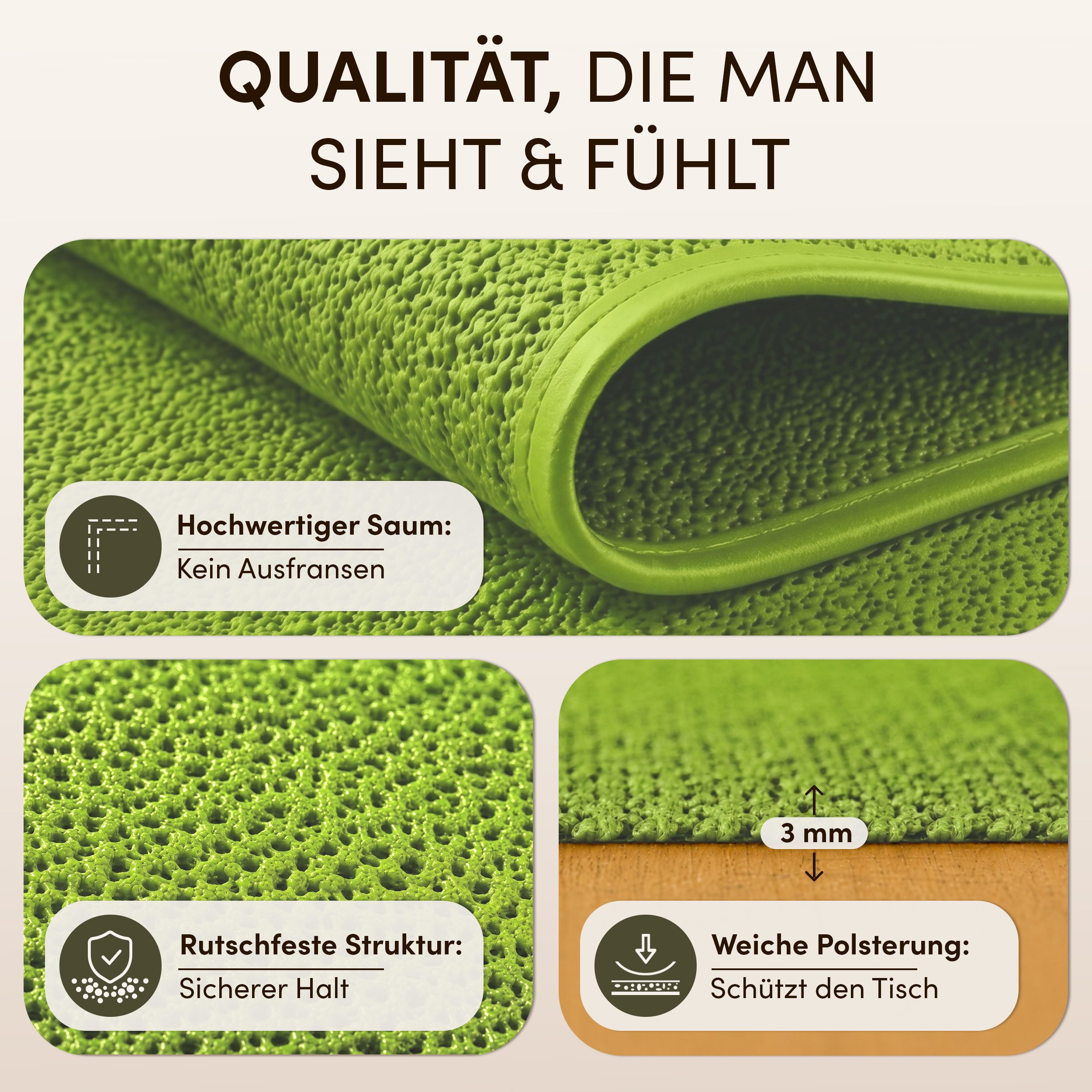 Stoffschmiede Gartentischdecke, Tischdecke Outdoor Wetterfest