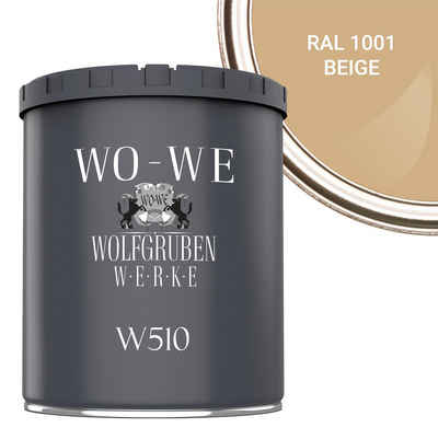 WO-WE Dachfarbe Dachfarbe Sockelfarbe Dachbeschichtung W510, 0.75-20L, Seidenglänzend