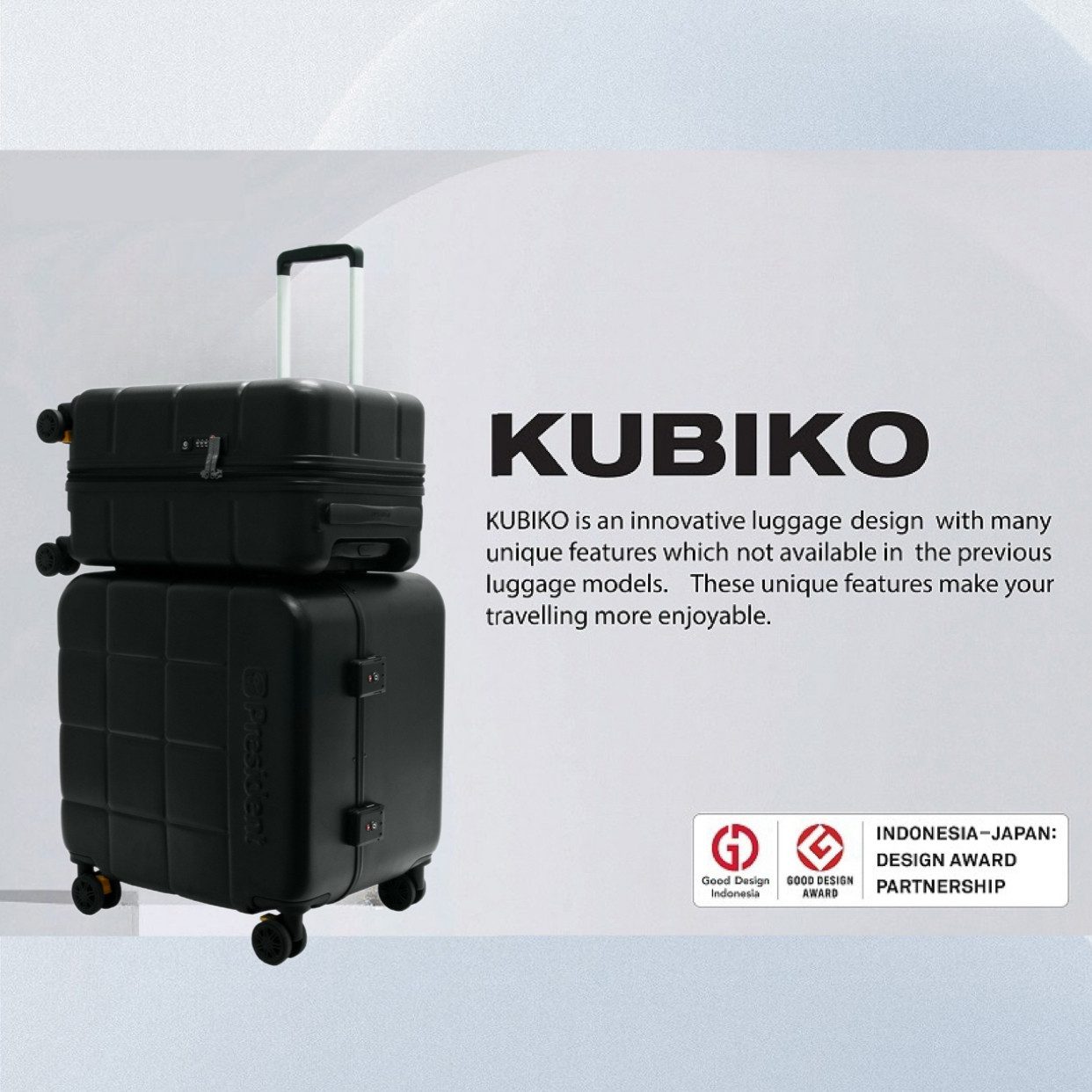 Super Solu Hartschalen-Trolley Hartschalenkoffer aus Smart PC recyceltem Material / Reisekoffer, 4 Rollen, 2er-Set (20''+24), Schwarz, DESIGN AWARD, TSA-Zahlenschloss