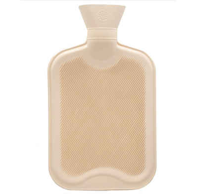 Axion Wärmflasche ohne Bezug, beige, 33 x 20 cm, ca. 2 Ltr., 100% Naturgummi