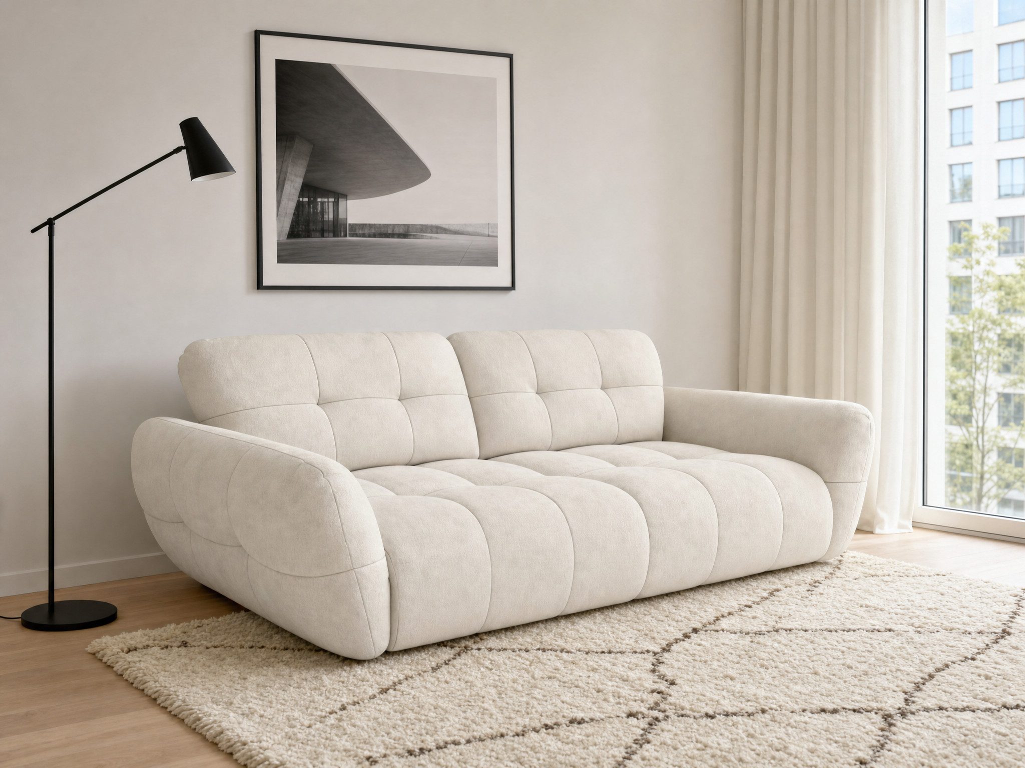 foamnova Big-Sofa Vannes, Lounge-Sofa, B: 272cm, XXL Sofa, auch als Dauerschläfer nutzbar