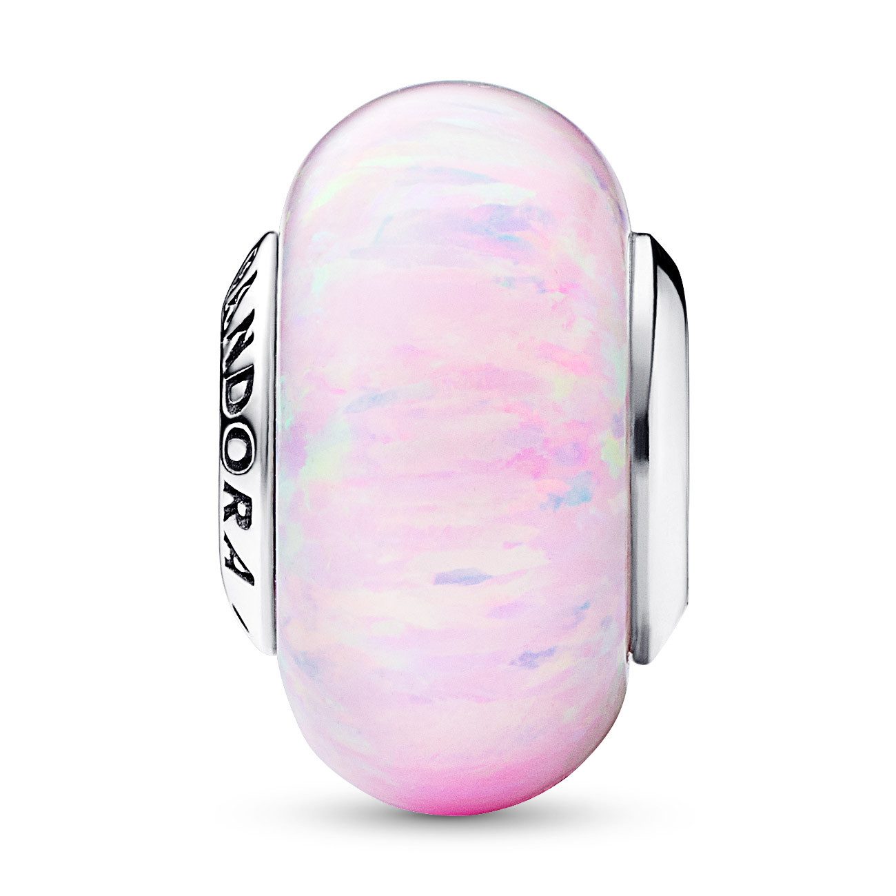 Pandora Bead Bead-Charm Silber Pink Opalisierend günstig online kaufen