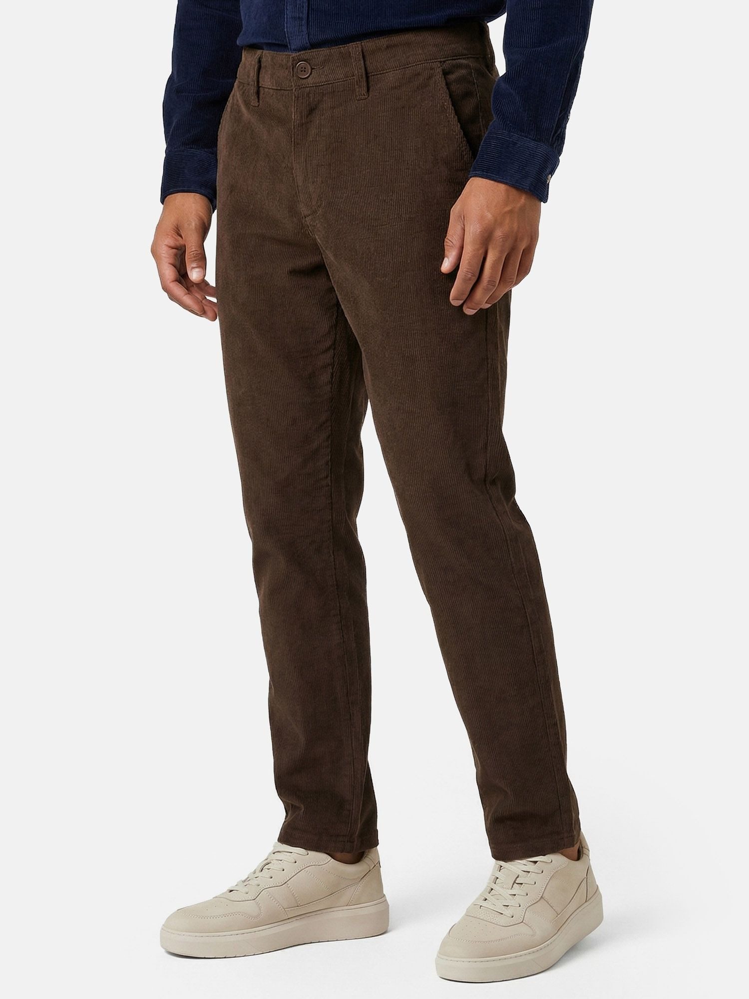 Tazzio Stoffhose A111 Cordhose im Chino-Schnitt mit Regular Fit – Bild 4 von 5