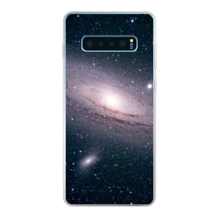 MuchoWow Handyhülle Die Milchstraße am Sternenhimmel Phone Case Handyhülle Samsung Galaxy S10 Lite Silikon Schutzhülle
