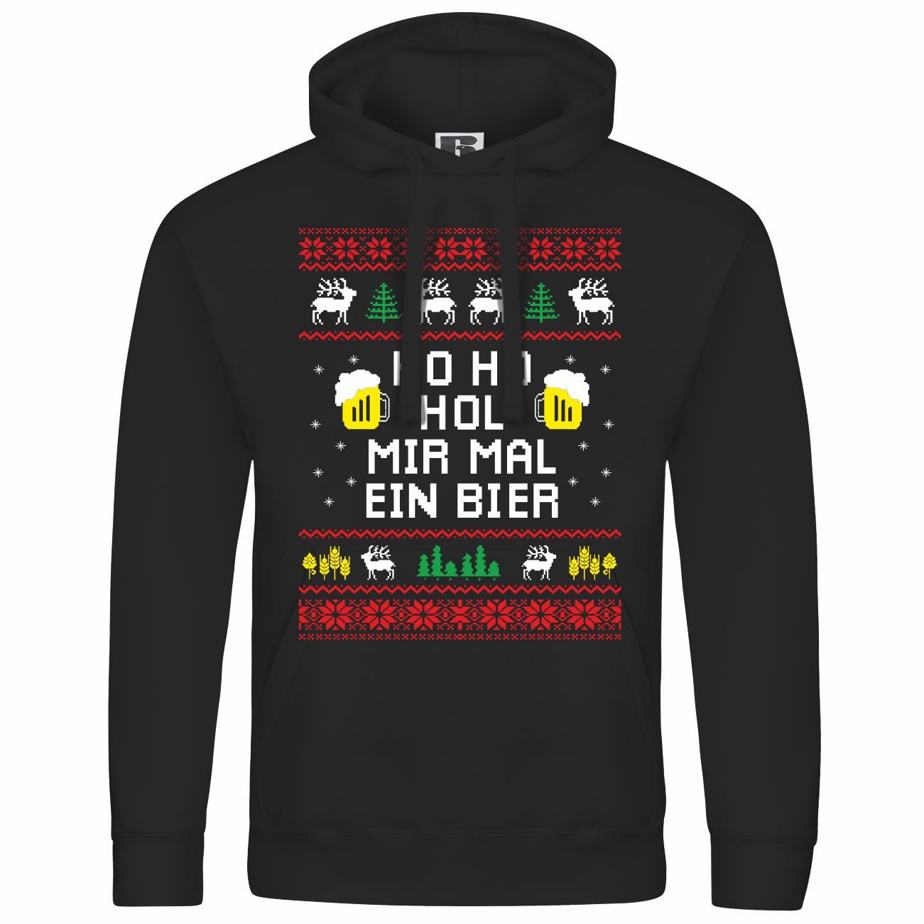 deinshirt Kapuzenpullover Herren Kapuzenpullover HO HO günstig online kaufen