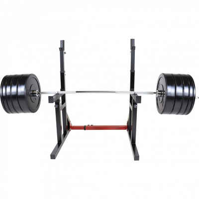 GORILLA SPORTS Squat Rack 170kg Langhantel Set, Verstellbar - Hantelständer, Langhantelablage, (1-tlg)